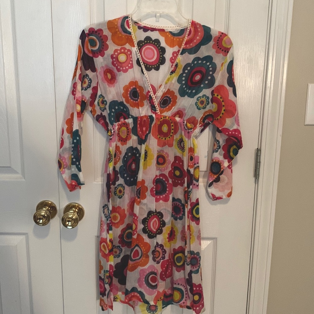 Floral Tunic or Swimsuit Coverup